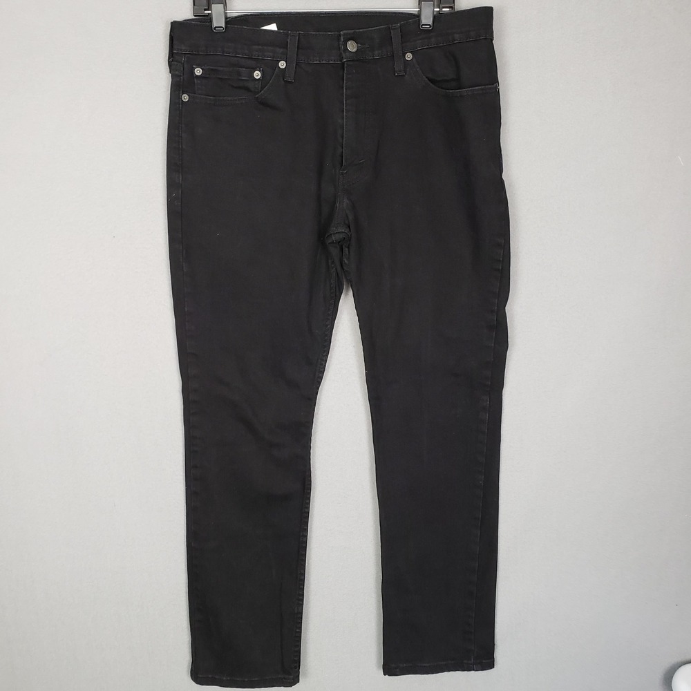 Levi's 511 Slim Fit Stretch Jeans Black Emo Grunge Classic Men's Size 34x30